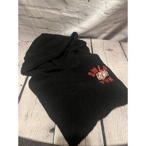 VS PINK Temple University Owls Cropped Fleece Hoodie‎ Size Small